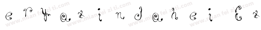 eryaxindahei Extrabild字体转换